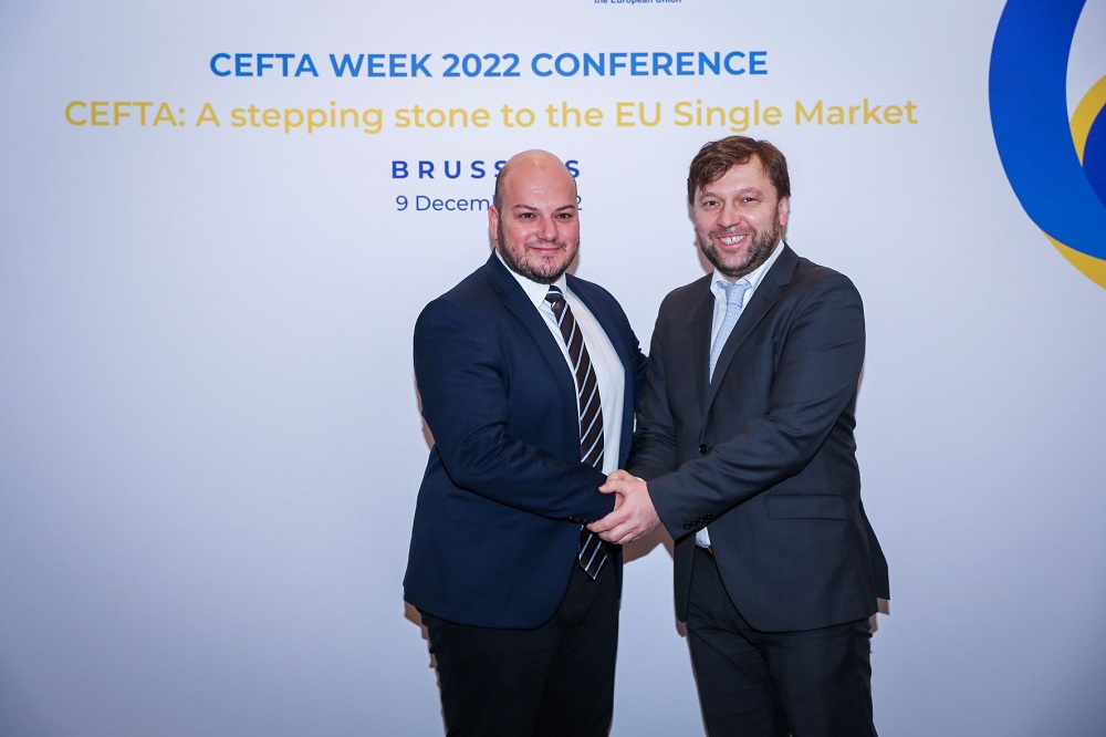 Armand Milla (Montenegro) and Dumitru Alaiba (Moldova) - CEFTA Week 2022